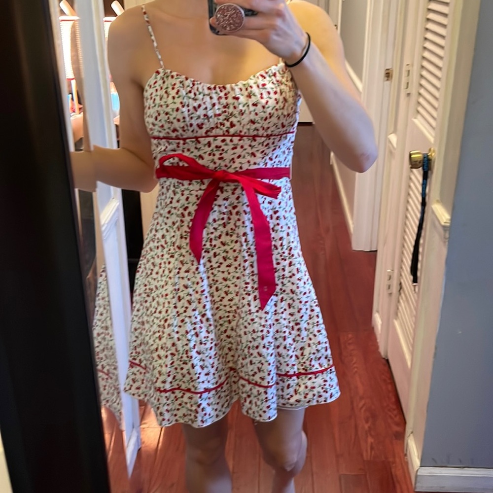 Cherry printed sundress!